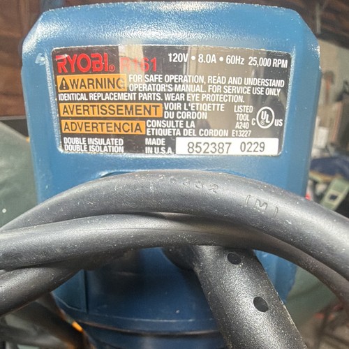 Ryobi r161 hp woodworking - hp,